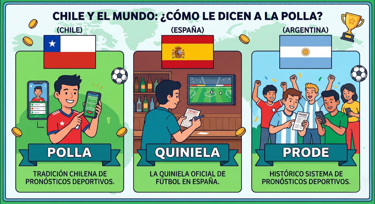 Diferencias entre polla, prode y quiniela en Latinoamérica y España